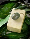 Aleppo soap and laurel