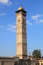 Aleppo Umayyad Mosque is located in Aleppo, Syria. Royalty Free Stock Photo