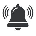 Alert Bell Icon Notification Sound Signal Ringing Symbol Royalty Free Stock Photo