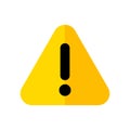 Alert, caution vector icon illustration Royalty Free Stock Photo