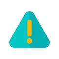 Alert, caution vector icon illustration Royalty Free Stock Photo