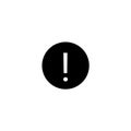 Alert circle filled caution attention error exclamation icon