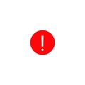 Alert circle filled caution attention error exclamation icon