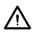 Alert Isolated Vector icon which can be easily modified or edited Royalty Free Stock Photo