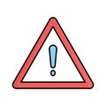 Alert Line vector icon which can easily modify or edit Royalty Free Stock Photo