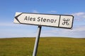 Ales Stones signpost