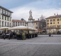 Alessandro Volta square in Como, Italy