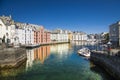 Alesund, city on the fjords in Norway