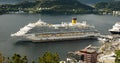 Costa Firenze Cruise Ship Docked in Alesund Norway