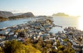 Alesund skyline panorama, Norway