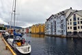 Alesund town and port, More og Romsdal, Norway Royalty Free Stock Photo