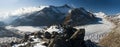 Aletsch glacier Royalty Free Stock Photo