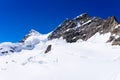 Aletsch glacier - ice landscape in Alps of Switzerland, Europe Royalty Free Stock Photo