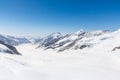 Aletsch Glacier in the Jungfraujoch, Alps, Switzerland Royalty Free Stock Photo