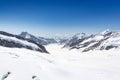 Aletsch Glacier in the Jungfraujoch, Alps, Switzerland Royalty Free Stock Photo