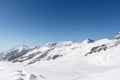 Aletsch Glacier in the Jungfraujoch, Alps, Switzerland Royalty Free Stock Photo