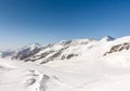 Aletsch Glacier in the Jungfraujoch, Swiss Alps, Switzerland Royalty Free Stock Photo