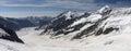 Aletsch Glacier panorama Royalty Free Stock Photo