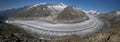 Aletsch glacier, Swiss Alps Royalty Free Stock Photo