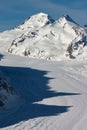 Aletsch Glacier in winter Royalty Free Stock Photo