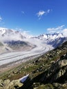 Aletschgletscher Royalty Free Stock Photo