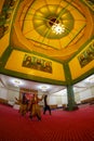 Cem house; Alevi Turkish citizens place of worship. Gathering place for Bektashi sect. Turkish name; Bektasi Tarikati, Cemevi. Tun Royalty Free Stock Photo