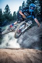 Alex Grediagin at The Lair Jump Park in Bend, Oregon Royalty Free Stock Photo