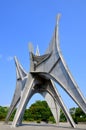 The Alexander Calder sculpture L'Homme Royalty Free Stock Photo