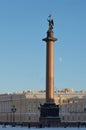 The Alexander column in the centre of the city.