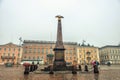 Alexander column in Helsinki, Finland