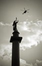 Alexander column in St Petersburg, Russia