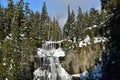 Alexander Falls near Whistler, British Columbia, Canada Royalty Free Stock Photo