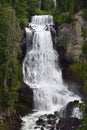 Alexander Falls - spectacular waterfall located in the scenic Callaghan Valley south of Whistler, Canada Royalty Free Stock Photo