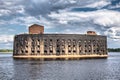 Alexander fort in the Gulf of Finland near Kronshtadt, Russia