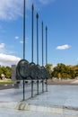 Alexander the Great Monument at embankment of city of Thessaloniki, Greece Royalty Free Stock Photo