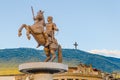 Alexander The Great, monument Royalty Free Stock Photo