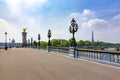 Alexander III bridge over Seine river, Paris, France Royalty Free Stock Photo