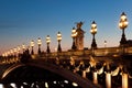 Alexander III bridge, Paris Royalty Free Stock Photo