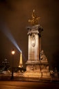 Alexander III Bridge in Paris, France Royalty Free Stock Photo