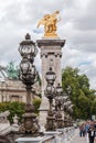 Alexander III Bridge Paris France Royalty Free Stock Photo