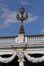 Alexander III bridge, Paris Royalty Free Stock Photo