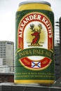 Alexander Keith`s beer advertisement in Halifax, Canada