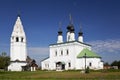 Alexander monastery. Church of the Ascension with a bell tower. Suzdal, the Golden ring Royalty Free Stock Photo