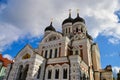 Alexander Nevsky Cathedral Aleksander Nevski katedraal is an orthodox cathedral in Tallinn, Estonia Royalty Free Stock Photo