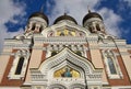 Alexander Nevsky Cathedral Aleksander Nevski katedraal is an orthodox cathedral in Tallinn, Estonia Royalty Free Stock Photo