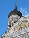 Alexander Nevsky Cathedral, old town of Tallinn, Estonia Royalty Free Stock Photo