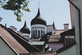 The Alexander Nevsky Cathedral is an orthodox cathedral. Tallinn, Estonia Royalty Free Stock Photo