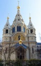 Orthodox cathedral Saint Alexander Nevsky in Paris, France.