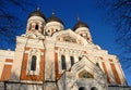 The Alexander Nevsky Cathedral in Tallinn, Estonia Royalty Free Stock Photo