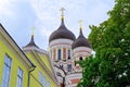 Alexander Nevsky cathedral in the Tallinn old Town, Estonia Royalty Free Stock Photo